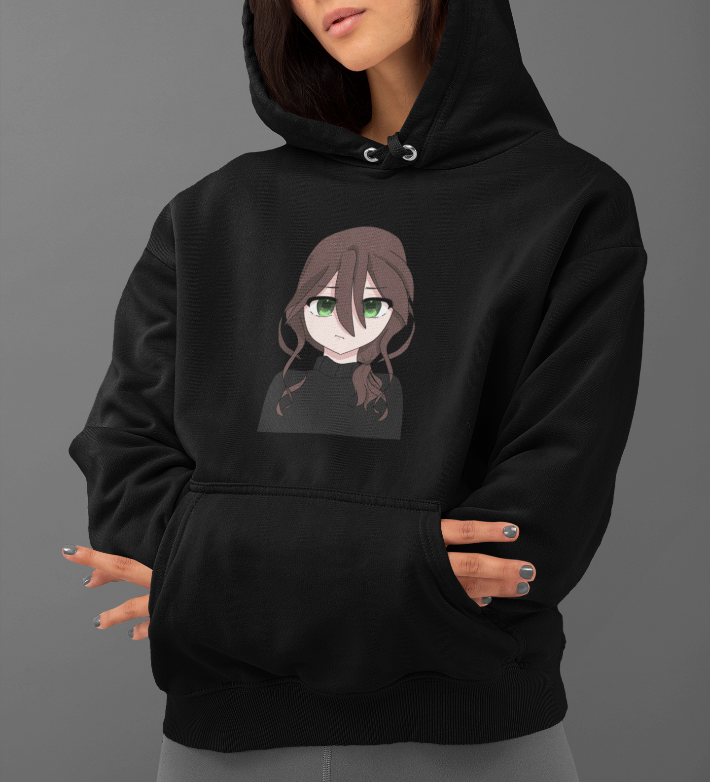 Avery green - Charming Anime-Inspired Hoodie for Cozy Vibes, Perfect for Gift-Giving, Casual Outings, and Anime Fans, Unisex Sweatshirt