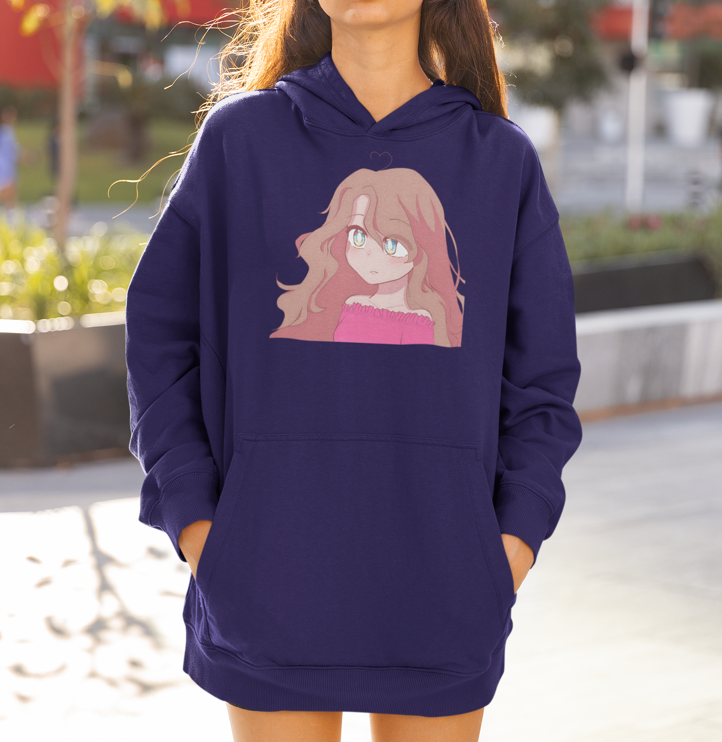 Ava - Anime Girl Art Hoodie, Cozy Sweatshirt, Cute Gift for Anime Fans, Unique Apparel, Stylish Streetwear, Perfect for Chill Days