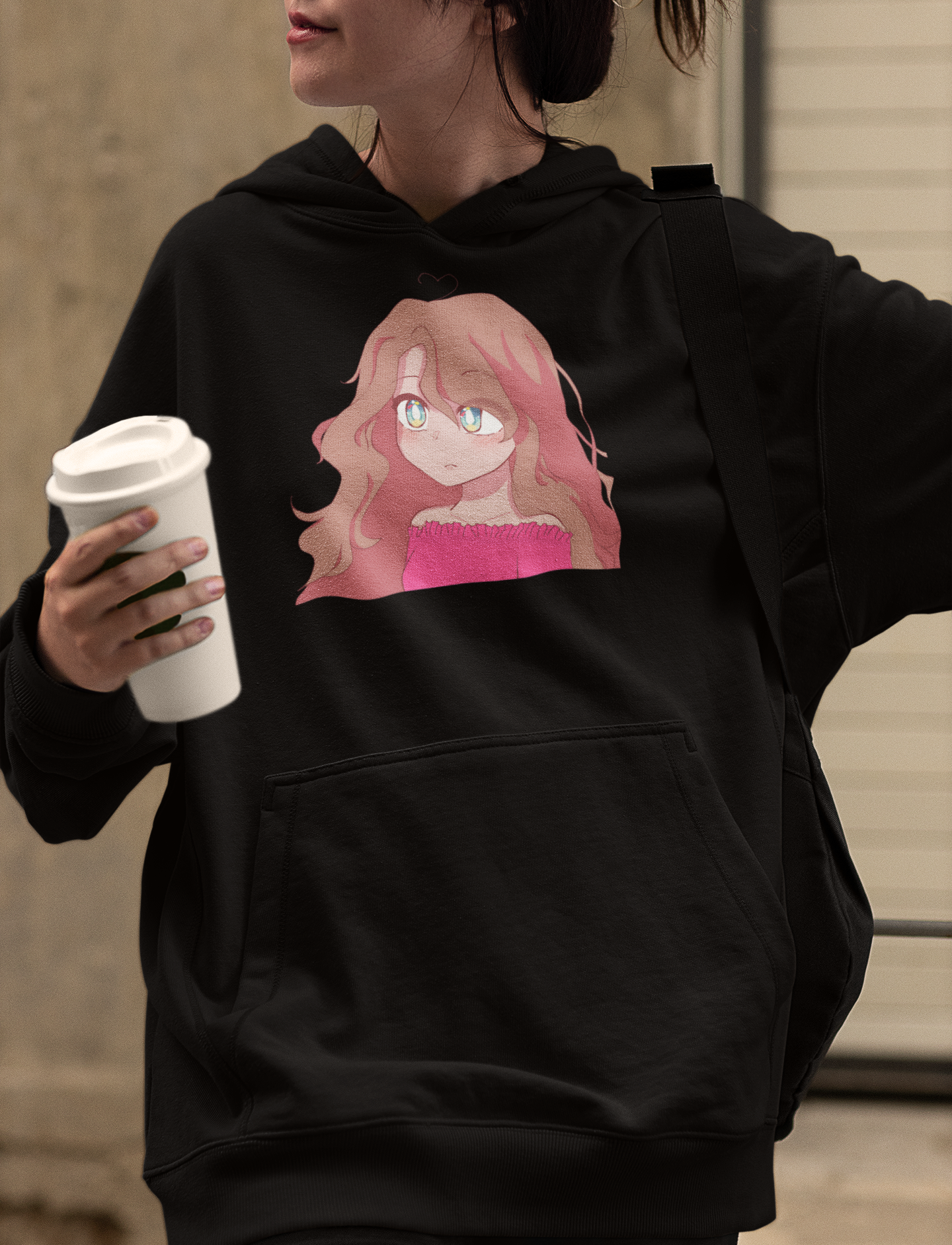 Ava - Anime Girl Art Hoodie, Cozy Sweatshirt, Cute Gift for Anime Fans, Unique Apparel, Stylish Streetwear, Perfect for Chill Days