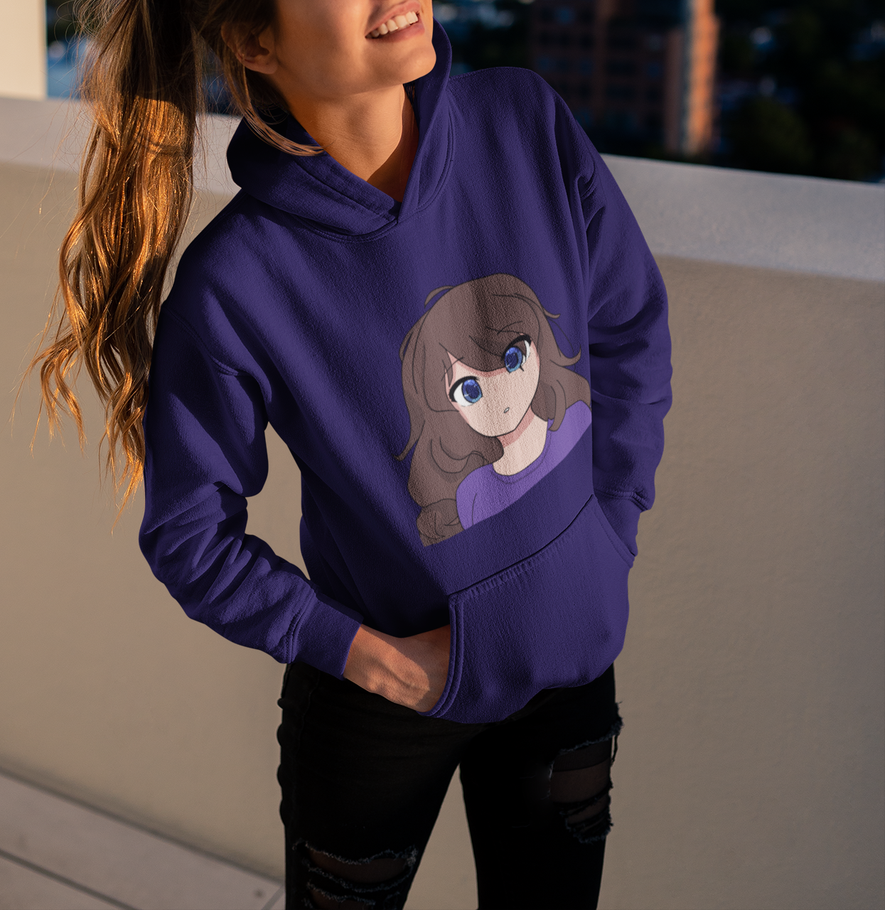 Bethany - Anime Character Unisex Heavy Blend™ Hooded Sweatshirt - Cozy, Cute, Casual Streetwear, Perfect Gift for Anime Lovers, Hoodies for Fall
