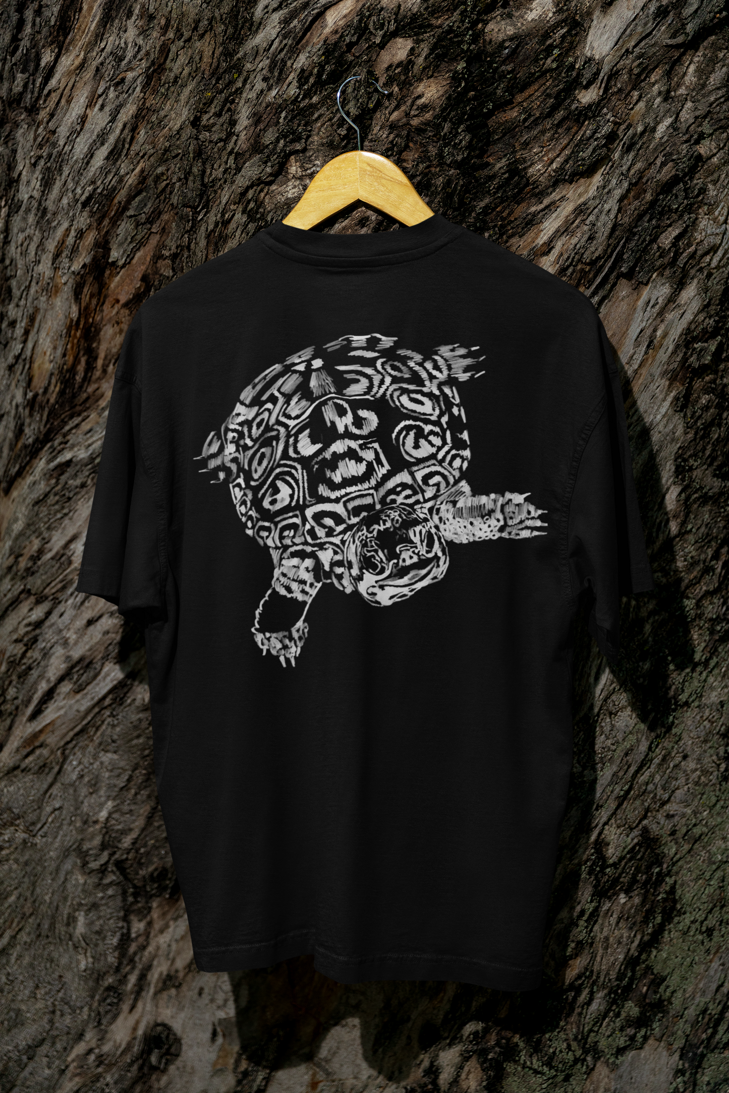 "Natures Little Fortess" Jamie's Hand-Drawn Turtle Graphic Unisex T-Shirt, Ocean Lover Tee, Beach Day Top, Marine Life Apparel, Gift for Nature Enthusiasts
