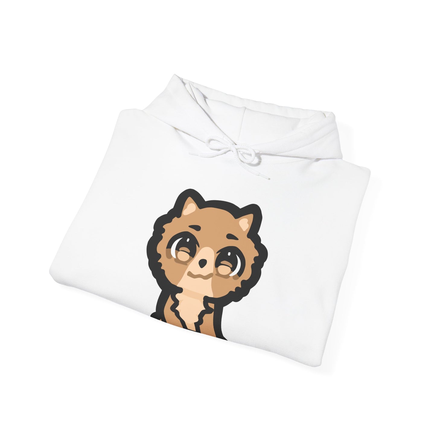 Pomeranian - Anime Character Unisex Heavy Blend™ Hooded Sweatshirt - Cozy, Cute, Casual Streetwear, Perfect Gift for Anime Lovers, Hoodies for Fall