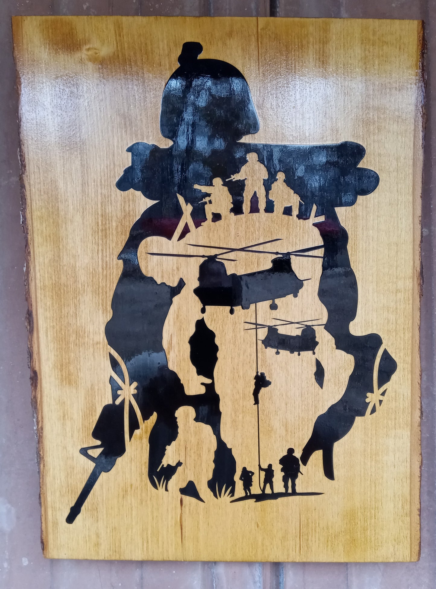 Veteran Live Edge 12" x 16"
