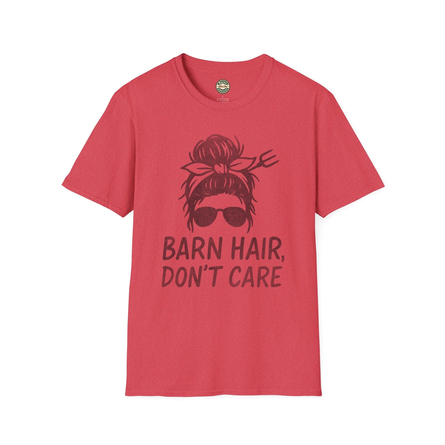 "Barn Hair Don't Care" Unisex T-Shirt, Casual Tee for Farm Lovers, Great for Summer, Gifts for Her, Country Vibes Fashion, Homesteader Humor