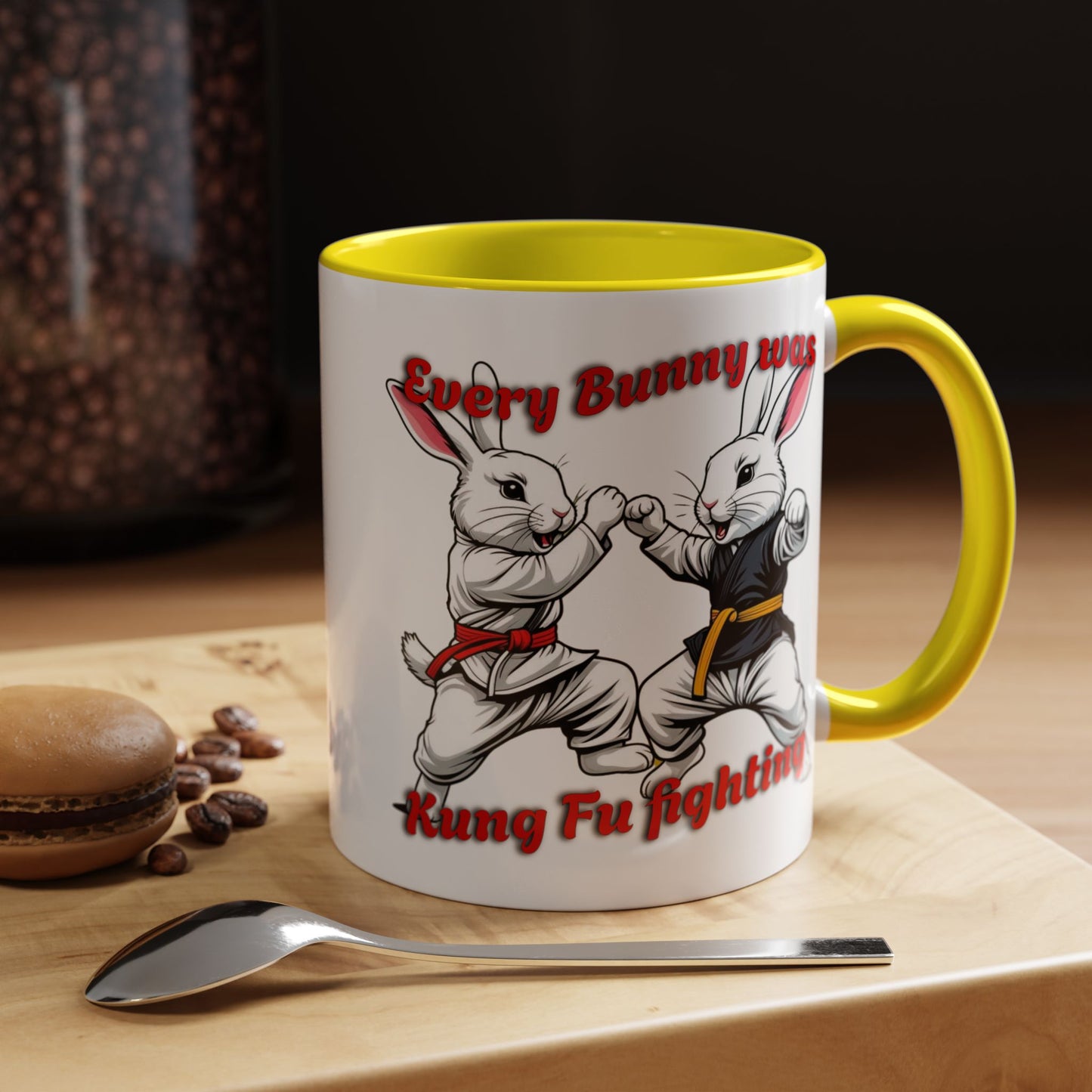 Every Bunny Was Kung Fu Fighting Coffee Mug