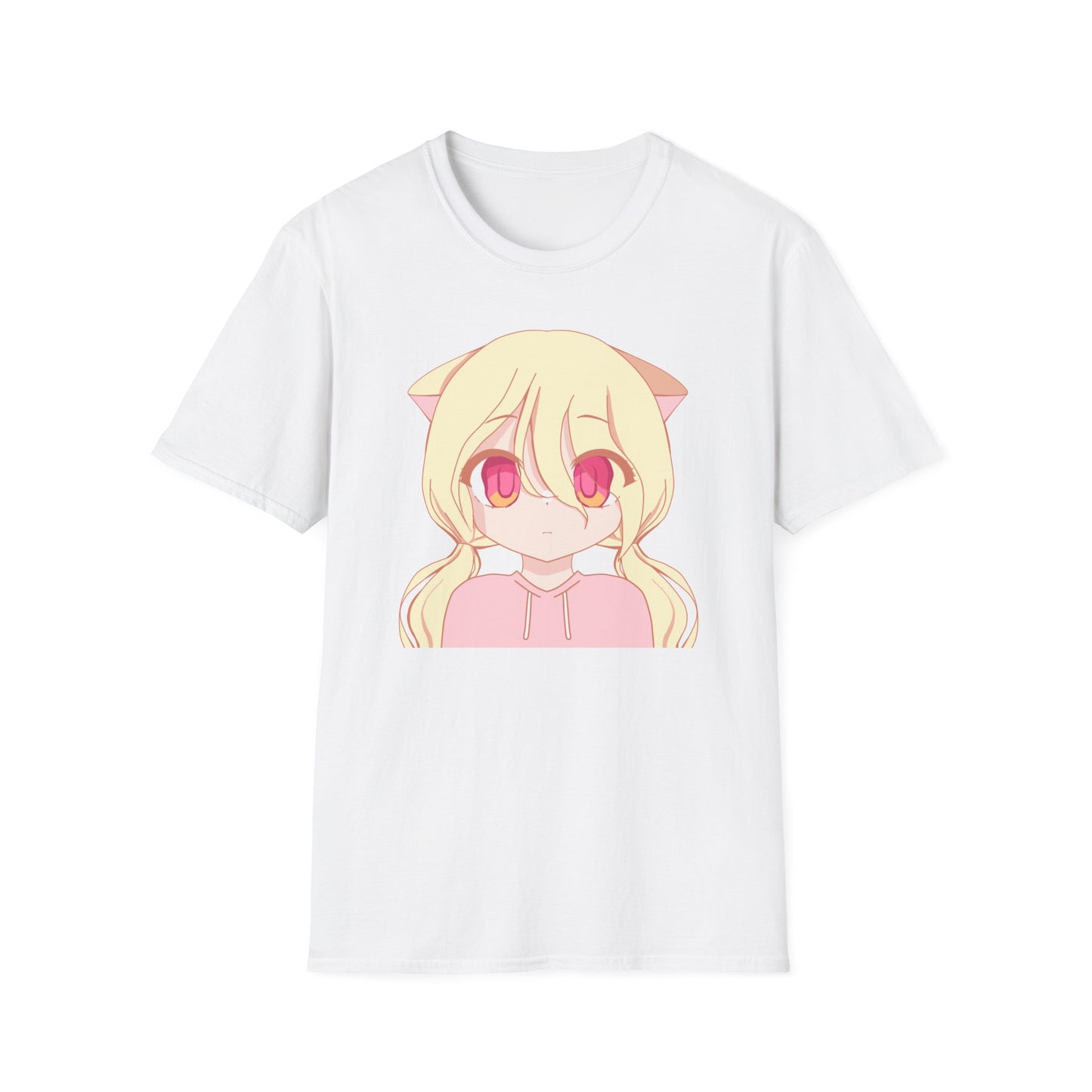 Lilly - Anime Girl Unisex Softstyle T-Shirt, Cute Graphic Tee for Anime Fans, Casual Wear, Gift for Birthdays, Cosplay, Relaxation