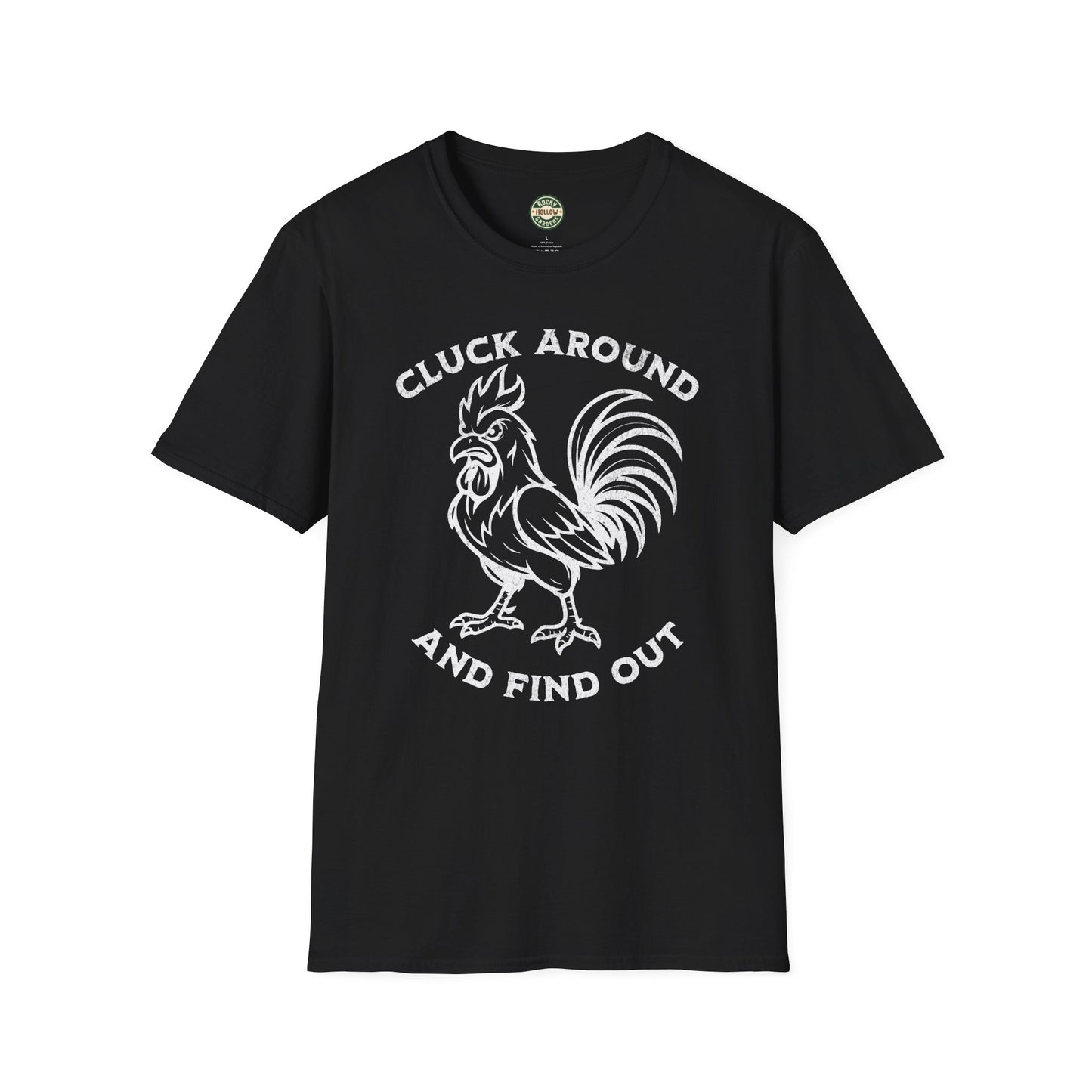 "Cluck Around and Find Out" Funny Rooster T-Shirt, Gift for Farmers, Poultry Lovers, Casual Wear, Humor Shirt