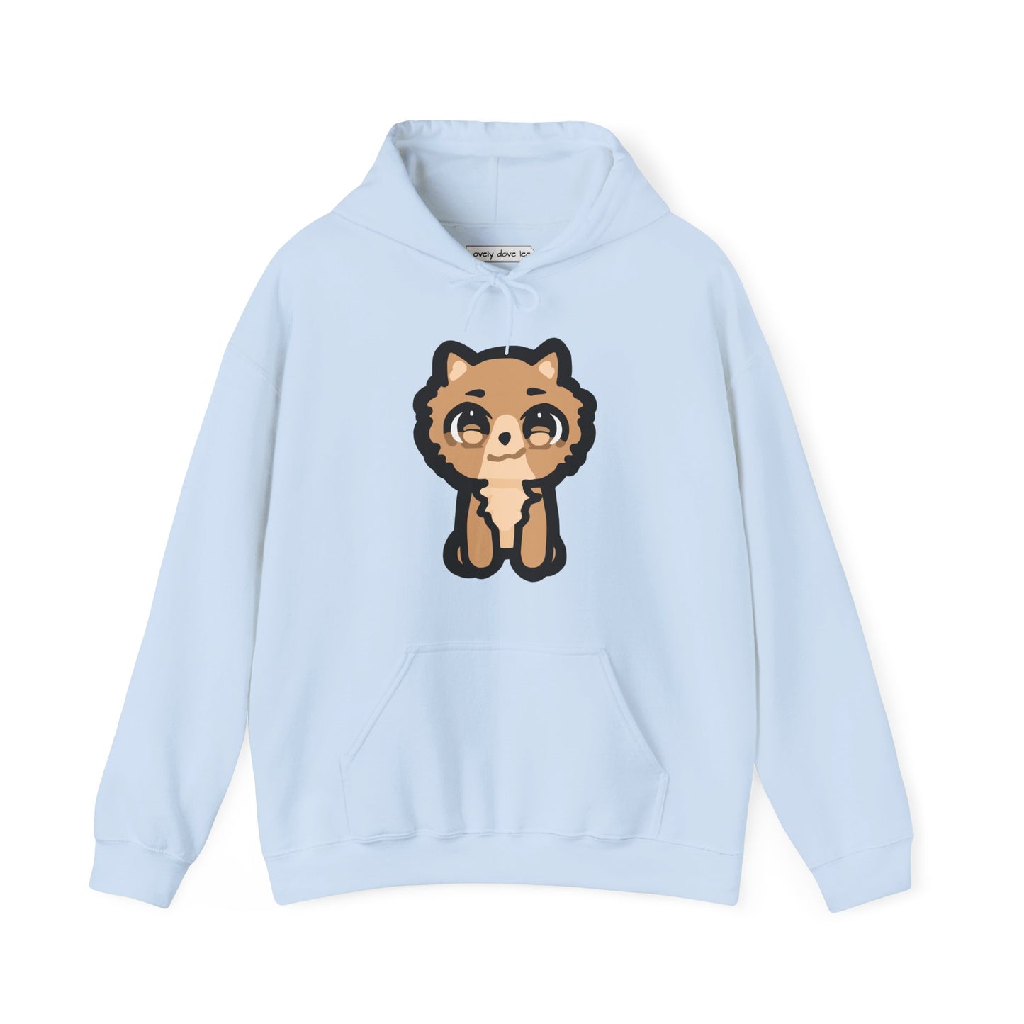 Pomeranian - Anime Character Unisex Heavy Blend™ Hooded Sweatshirt - Cozy, Cute, Casual Streetwear, Perfect Gift for Anime Lovers, Hoodies for Fall
