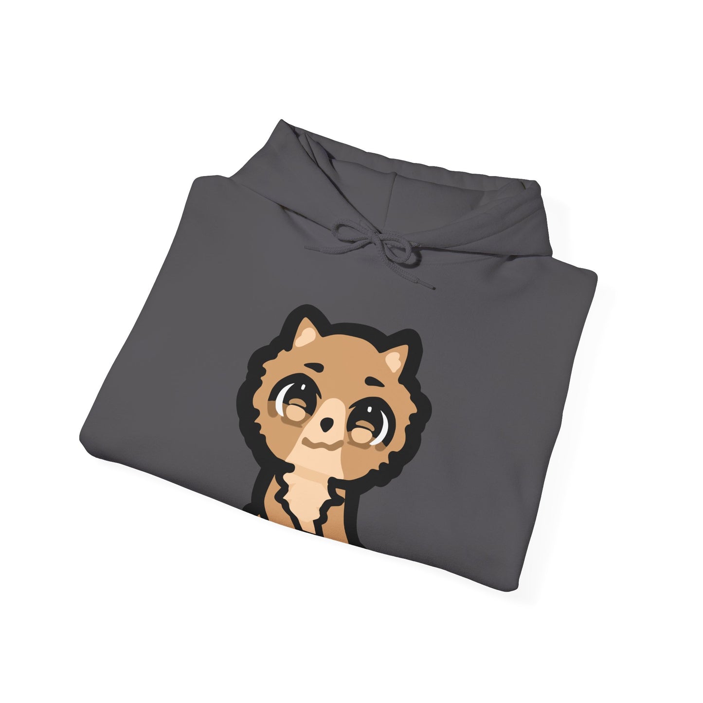 Pomeranian - Anime Character Unisex Heavy Blend™ Hooded Sweatshirt - Cozy, Cute, Casual Streetwear, Perfect Gift for Anime Lovers, Hoodies for Fall
