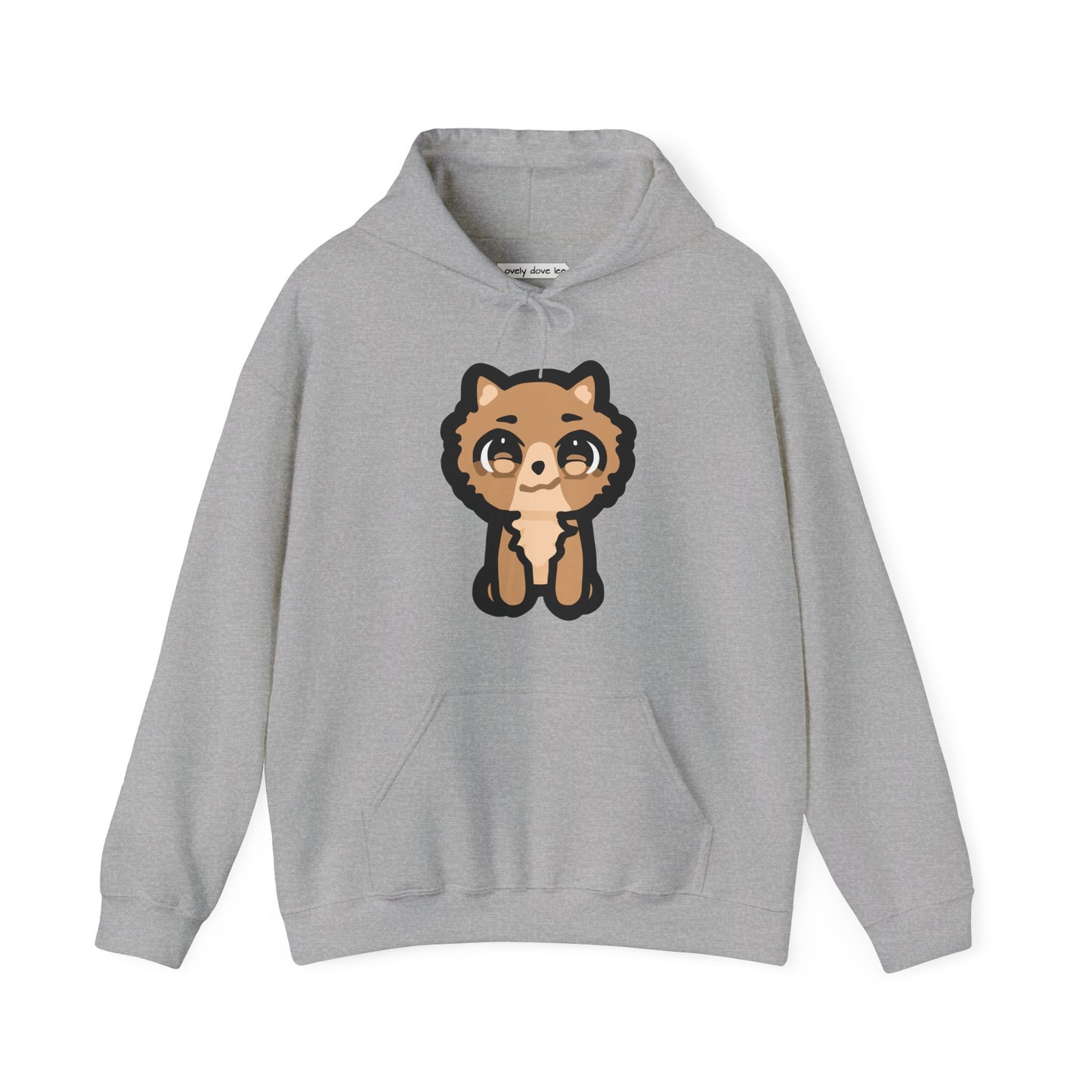 Pomeranian - Anime Character Unisex Heavy Blend™ Hooded Sweatshirt - Cozy, Cute, Casual Streetwear, Perfect Gift for Anime Lovers, Hoodies for Fall