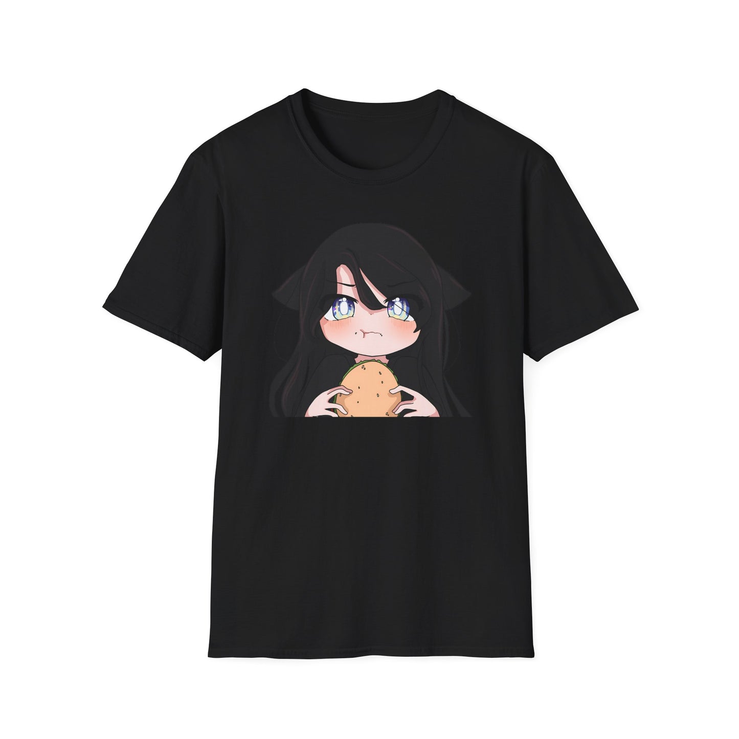 Little Ruby - Cute wolf girl T-Shirt | Anime Style, Softstyle Tee, Gift for Gamers, Cartoon Shirt, Kawaii Apparel
