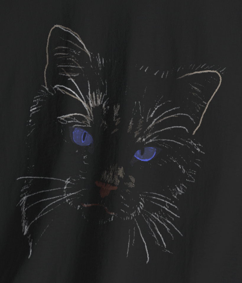 Jamie's Hand-Drawn Collection "Puff" Unisex Tee Shirt