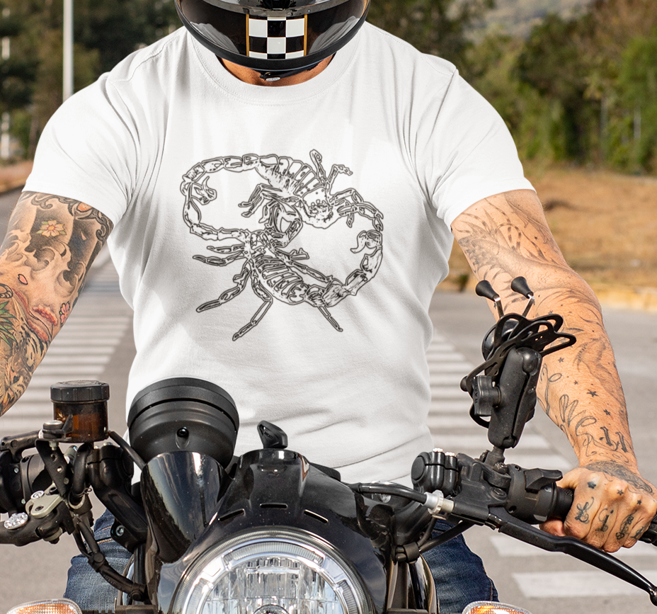 "Scorpion's Dance" from Jamie's Hand-Drawn Scorpion Collection Unisex Soft-style T-Shirt