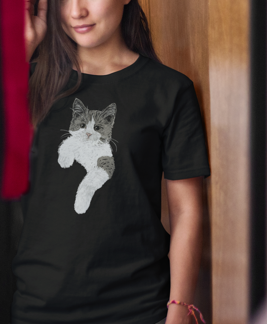 Jamie's Hand-Drawn Collection "Royal Posture" Unisex Soft-Style Tee Shirt