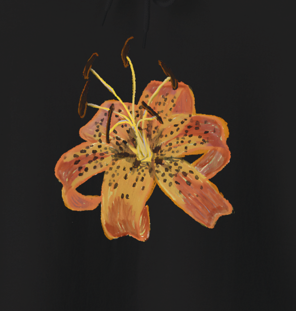 Jamie's Hand-Drawn "Ozark Lily" Hoodie