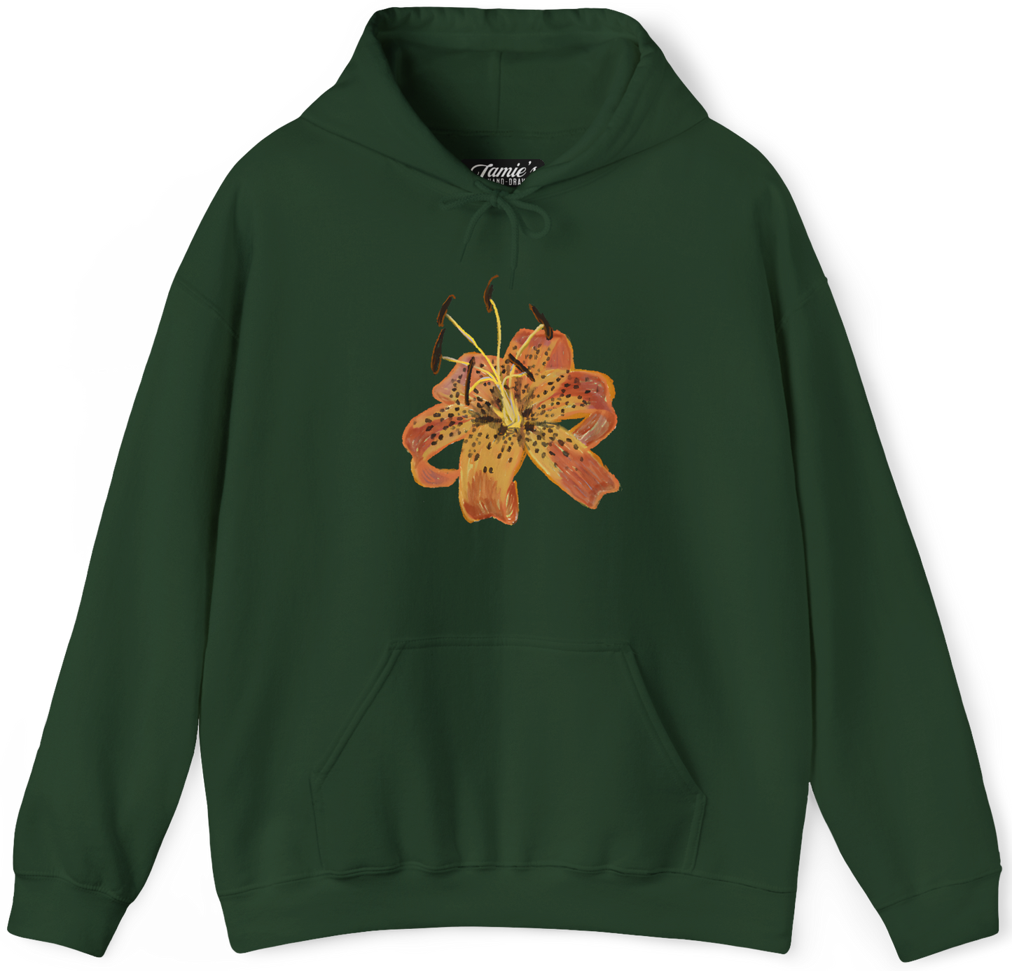 Jamie's Hand-Drawn "Ozark Lily" Hoodie