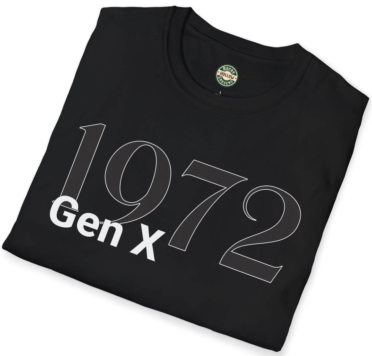 1972 Generation X Unisex Soft-Style T-Shirt for men or women