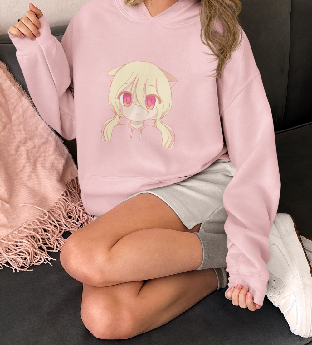 Lilly - Cute Anime Character Hoodie, Cozy and Fun Gift for Fans, Unisex Streetwear, Ideal for Chill Days, Anime Conventions, Casual Wear