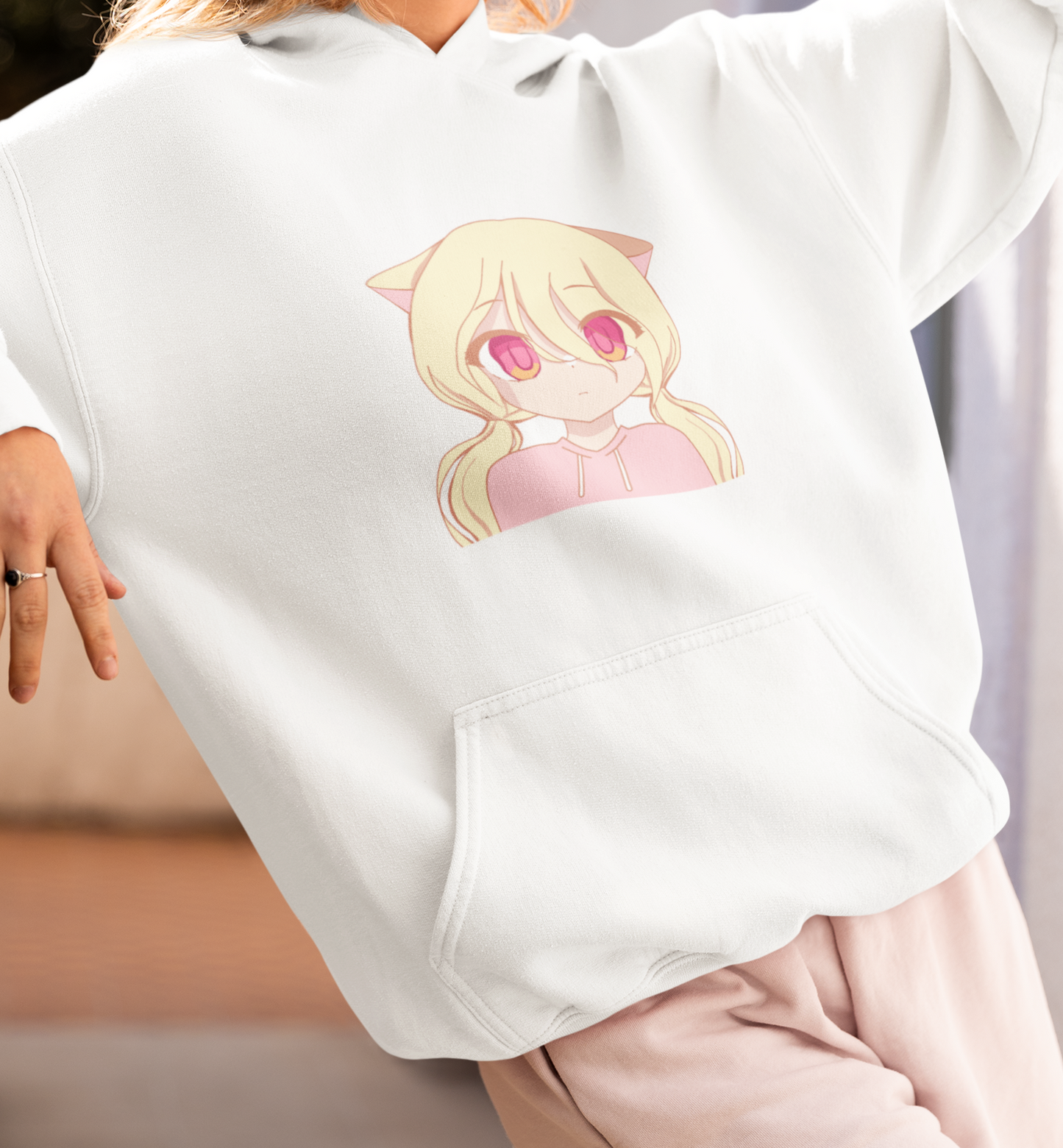 Lilly - Cute Anime Character Hoodie, Cozy and Fun Gift for Fans, Unisex Streetwear, Ideal for Chill Days, Anime Conventions, Casual Wear
