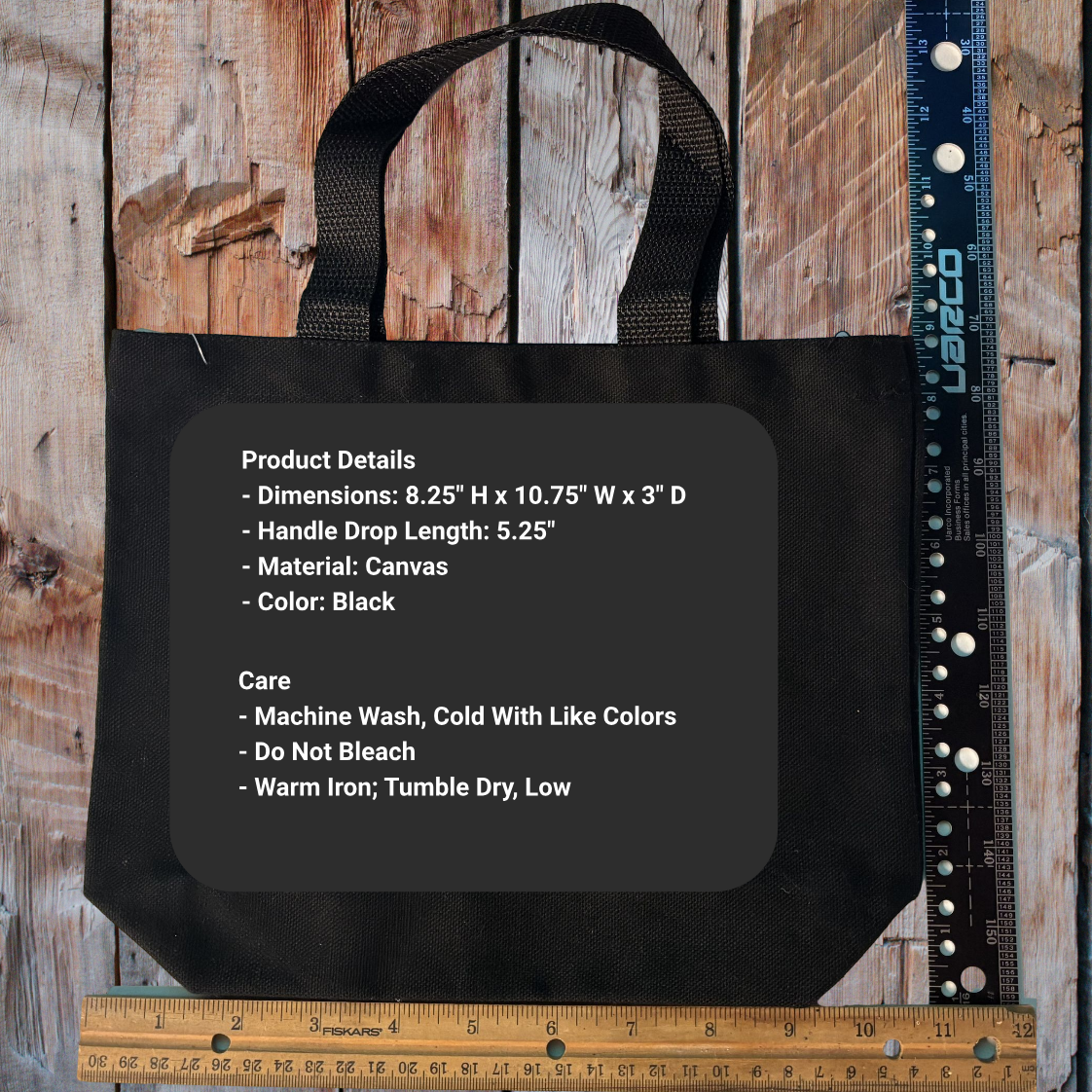 "Lion Rawr" Jamie's Hand-Drawn Cat Collection Tote Bag 11"x9"