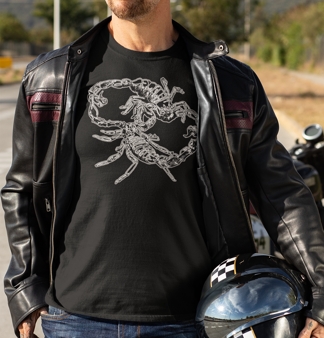 "Scorpion's Dance" from Jamie's Hand-Drawn Scorpion Collection Unisex Soft-style T-Shirt