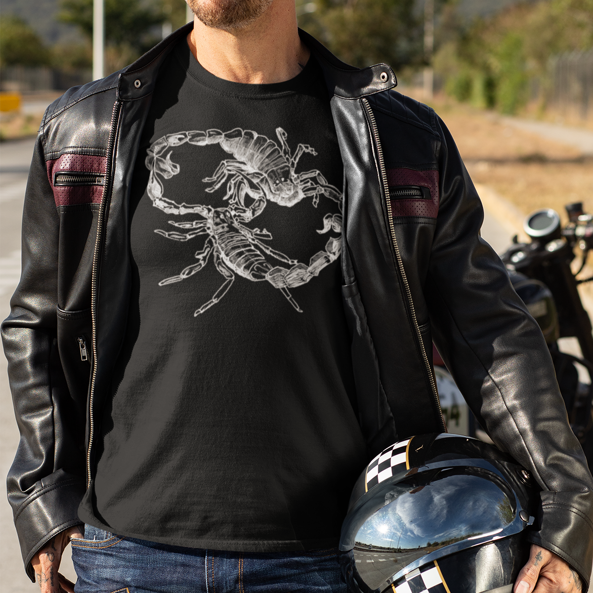 "Scorpion's Dance" from Jamie's Hand-Drawn Scorpion Collection Unisex Soft-style T-Shirt