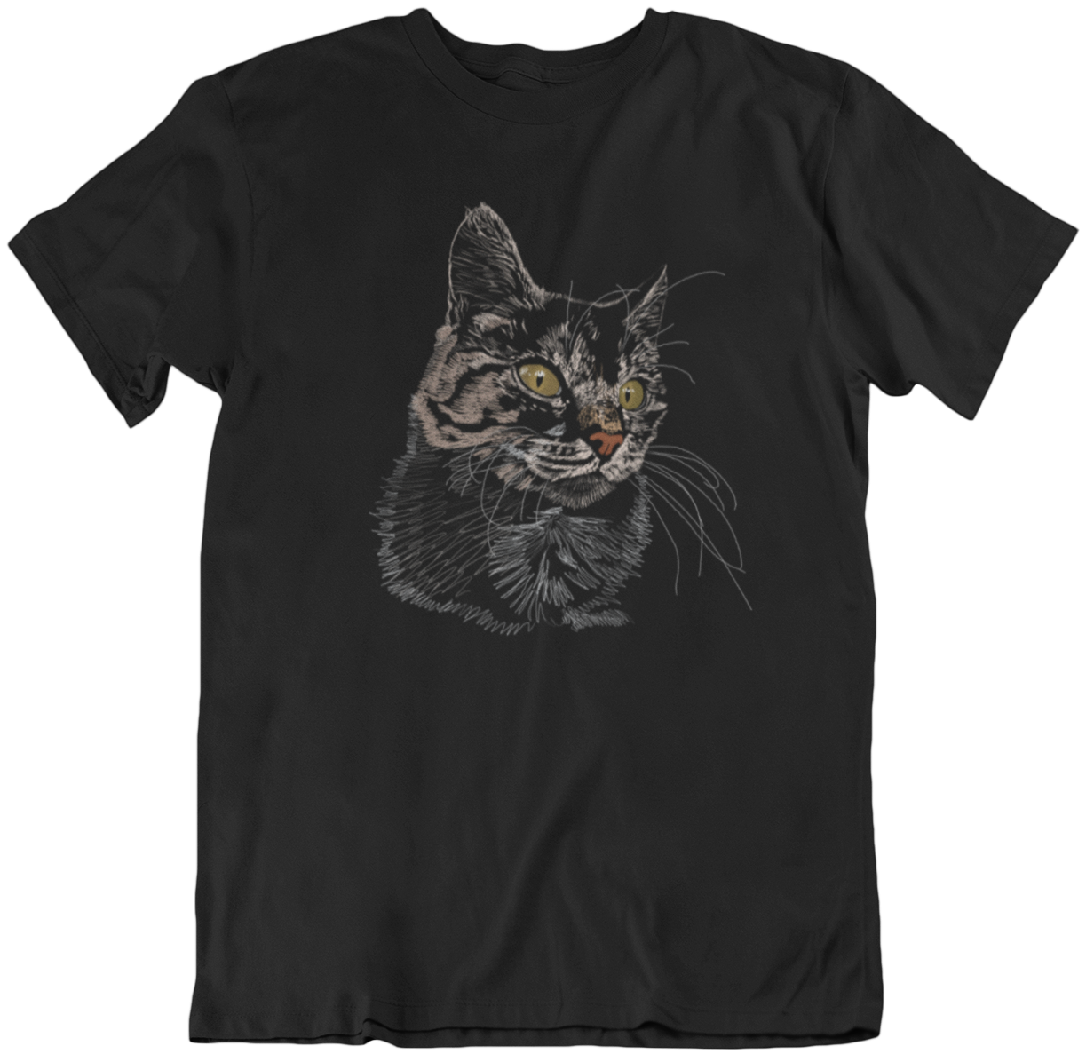 "Toes" from Jamie's Hand-Drawn Cat Collection Unisex Soft-style T-Shirt
