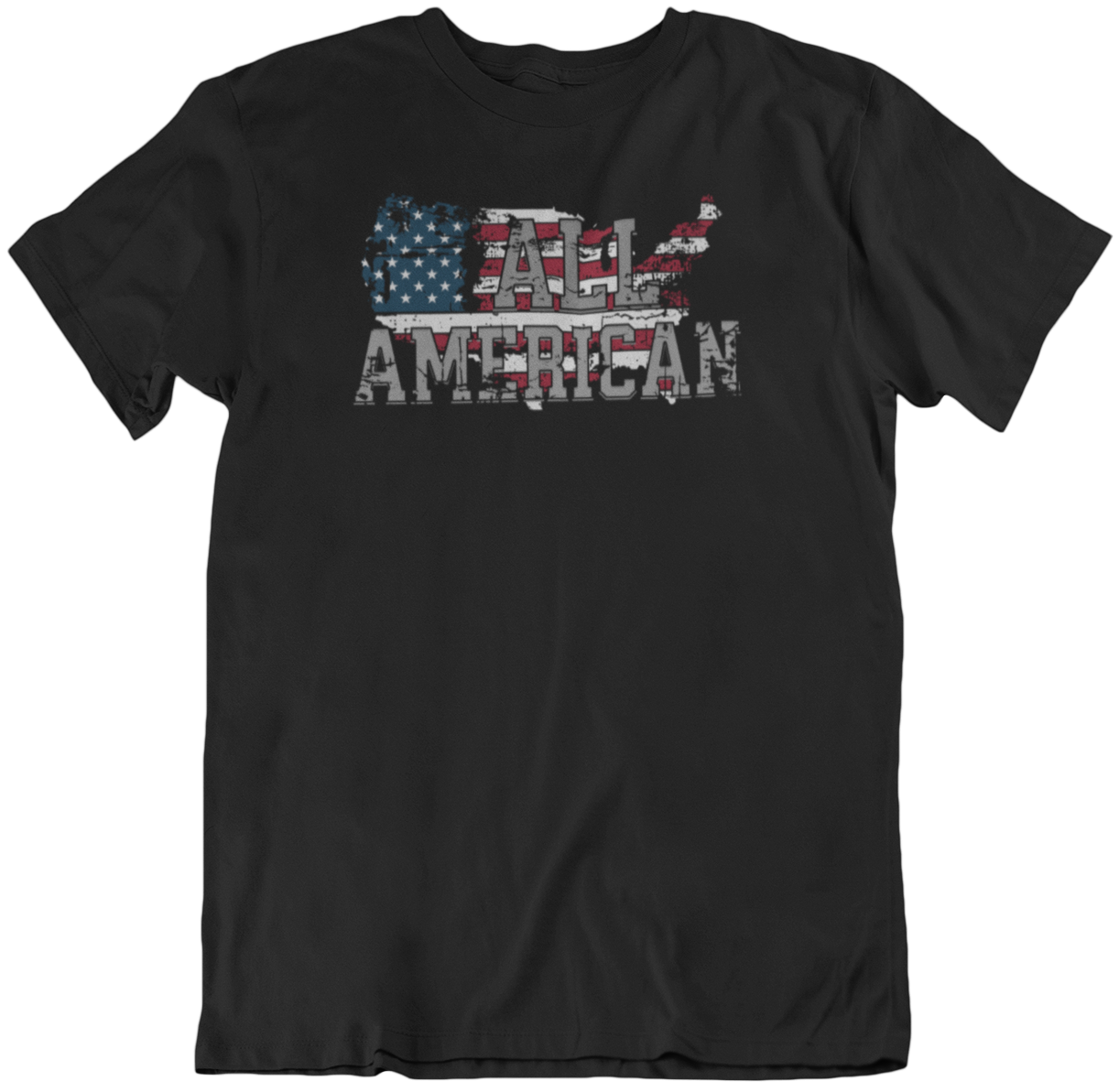 "All American" Patriotic Unisex Soft-style T-Shirt