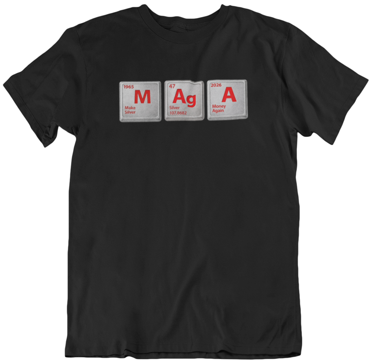 MAgA - Silver Bar Unisex Soft-style T-Shirt