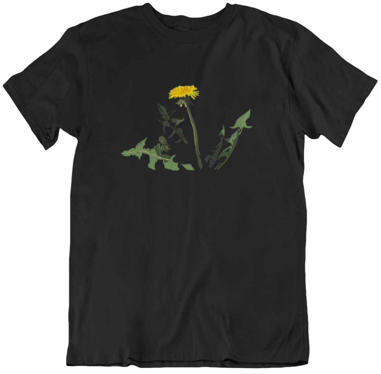"Dandelion Bloom" from Jamie's Hand-Drawn Floral Collection Unisex Soft-style T-Shirt