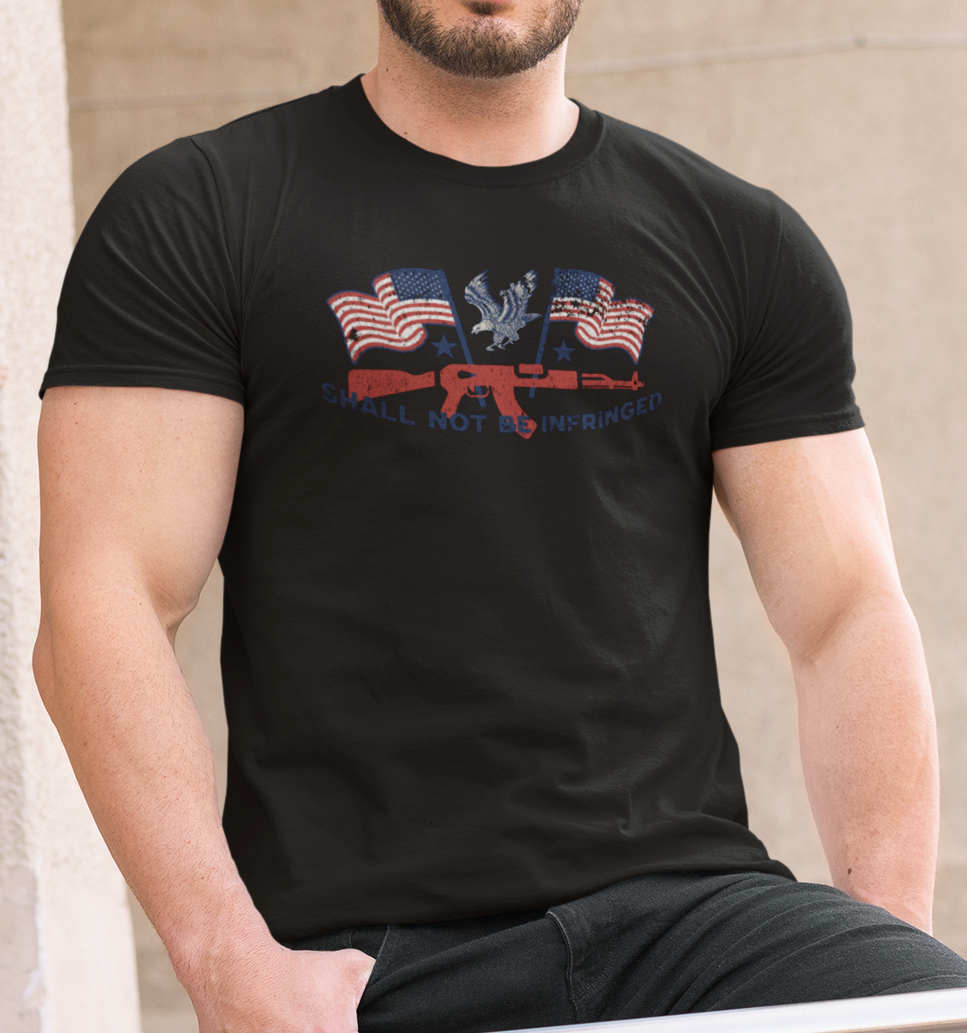 "Shall Not Be Infringed" Patriotic Unisex Soft-style T-Shirt