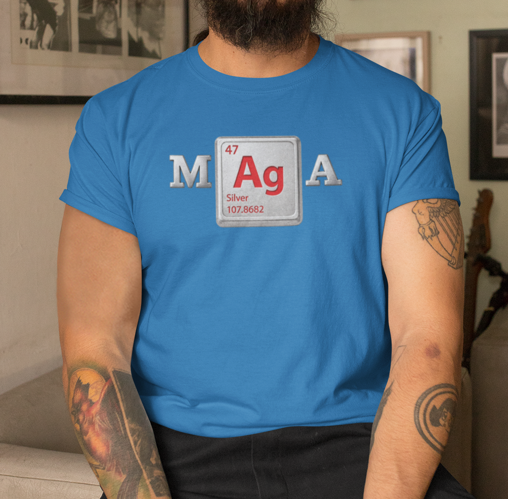 MAgA - Silver Bar Unisex Soft-style T-Shirt
