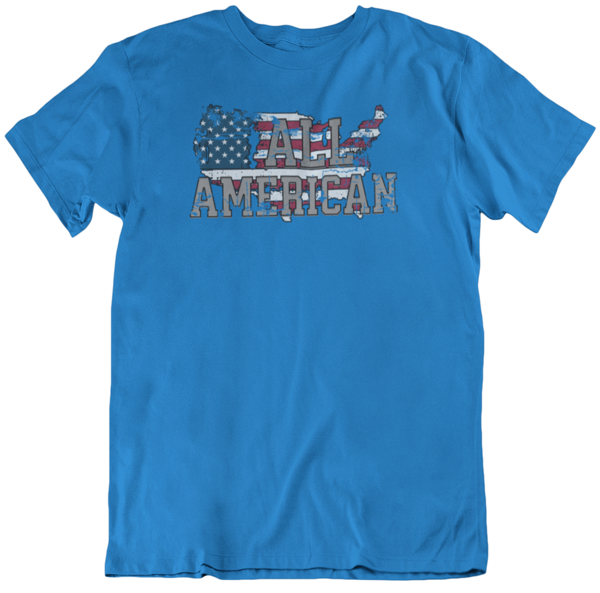 "All American" Patriotic Unisex Soft-style T-Shirt