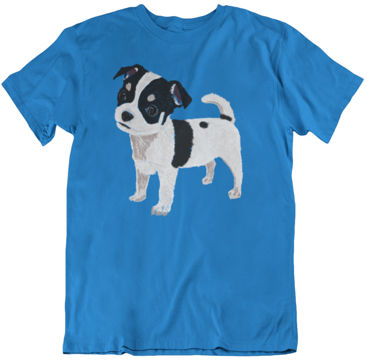 "Chihuahua Pup" from Jamie's Hand-Drawn Dog Collection Unisex Soft-style T-Shirt
