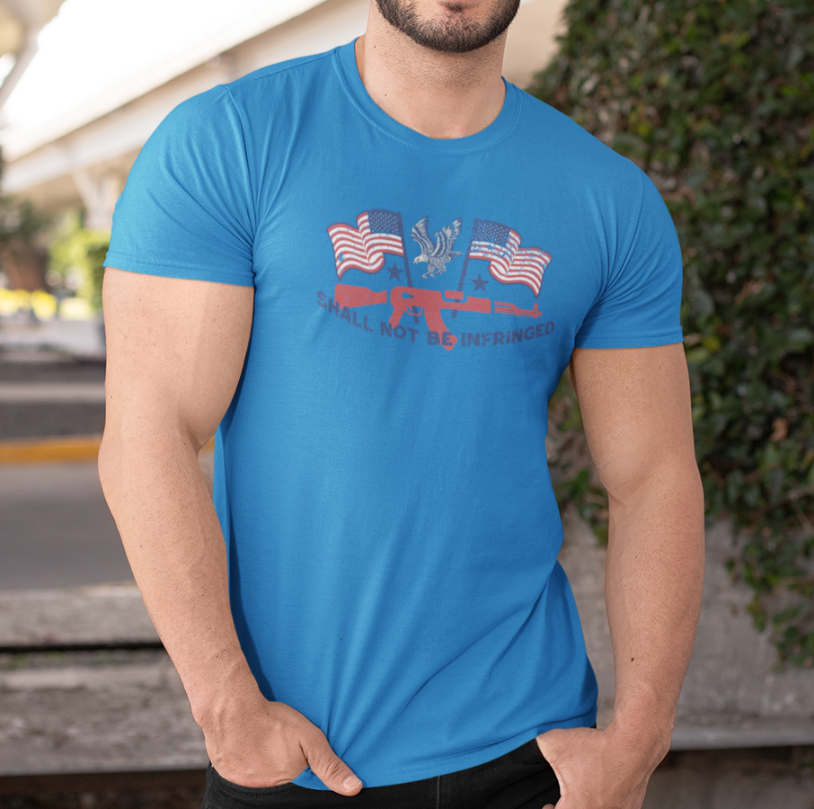 "Shall Not Be Infringed" Patriotic Unisex Soft-style T-Shirt