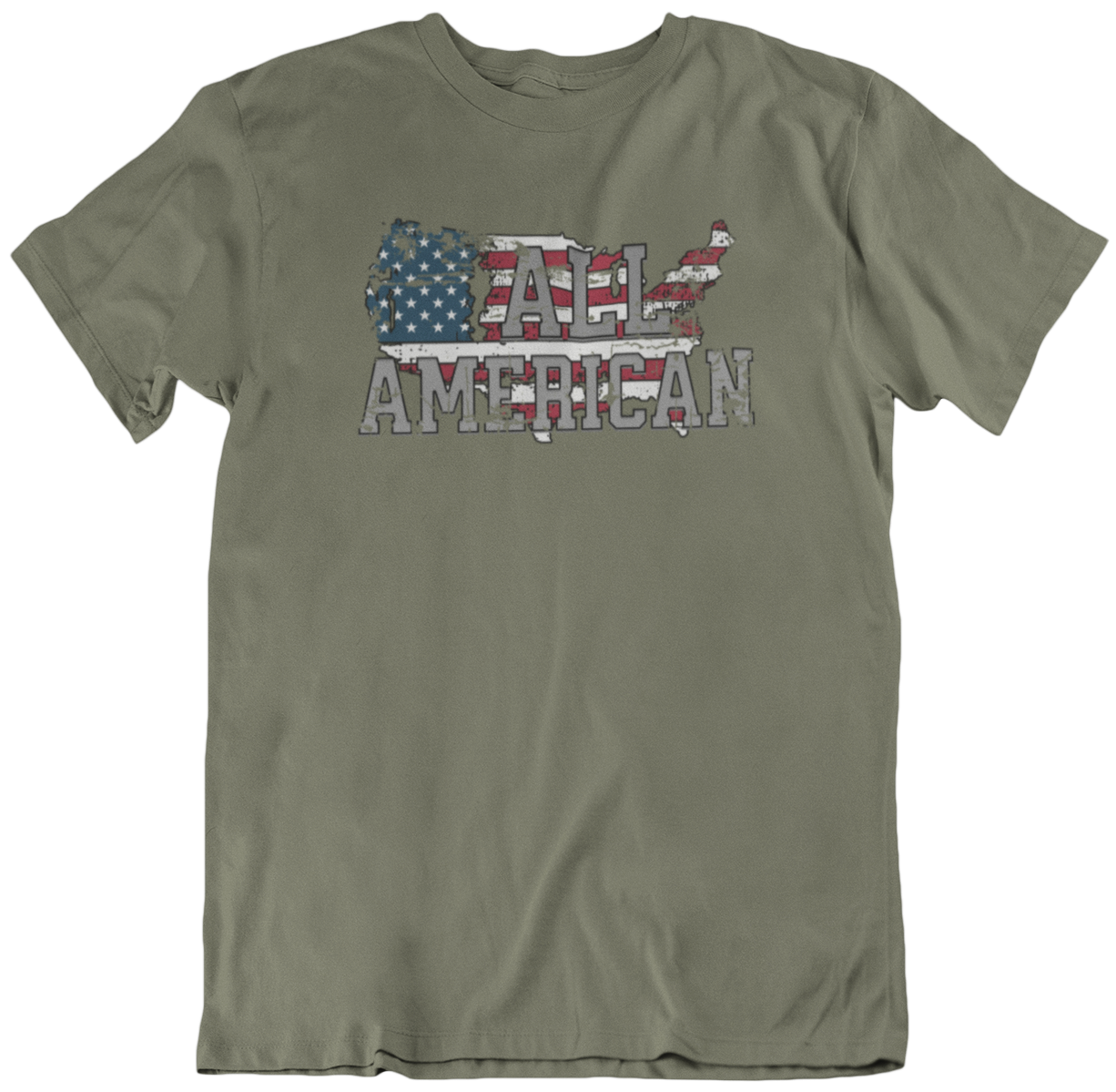 "All American" Patriotic Unisex Soft-style T-Shirt