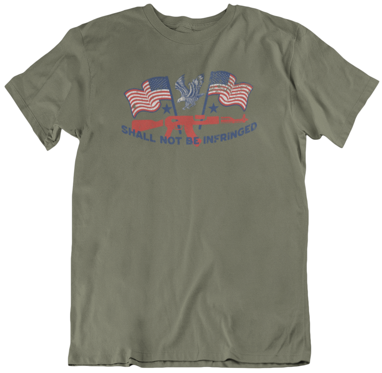 "Shall Not Be Infringed" Patriotic Unisex Soft-style T-Shirt