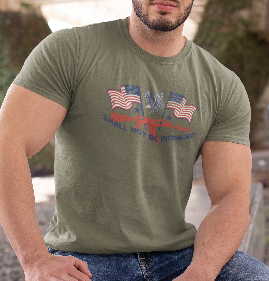 "Shall Not Be Infringed" Patriotic Unisex Soft-style T-Shirt