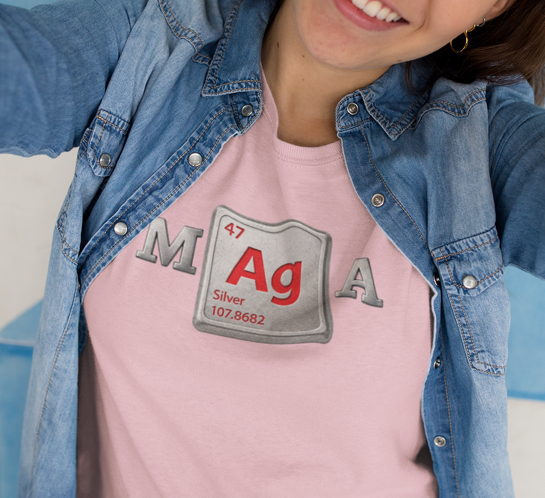 MAgA - Silver Bar Unisex Soft-style T-Shirt