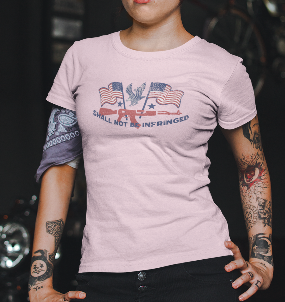 "Shall Not Be Infringed" Patriotic Unisex Soft-style T-Shirt