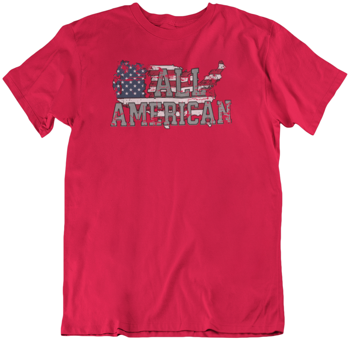 "All American" Patriotic Unisex Soft-style T-Shirt
