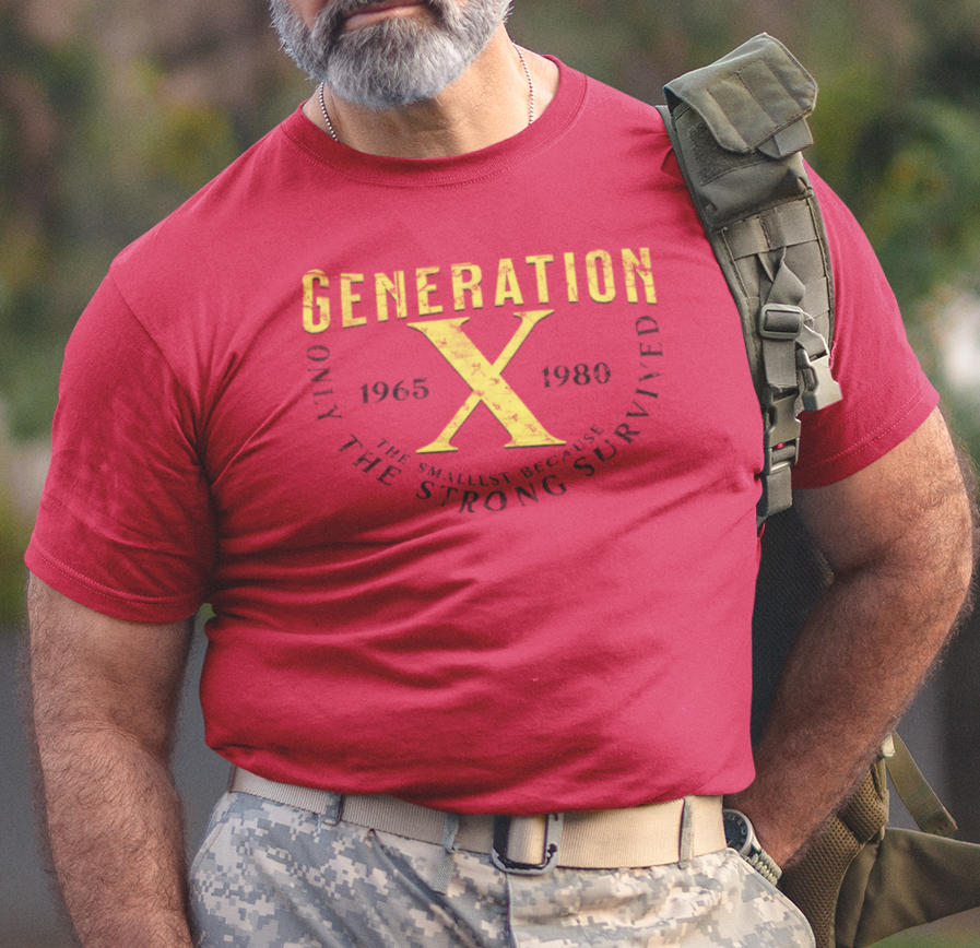 Generation X - Only The Strong Survived Unisex Soft-style T-Shirt