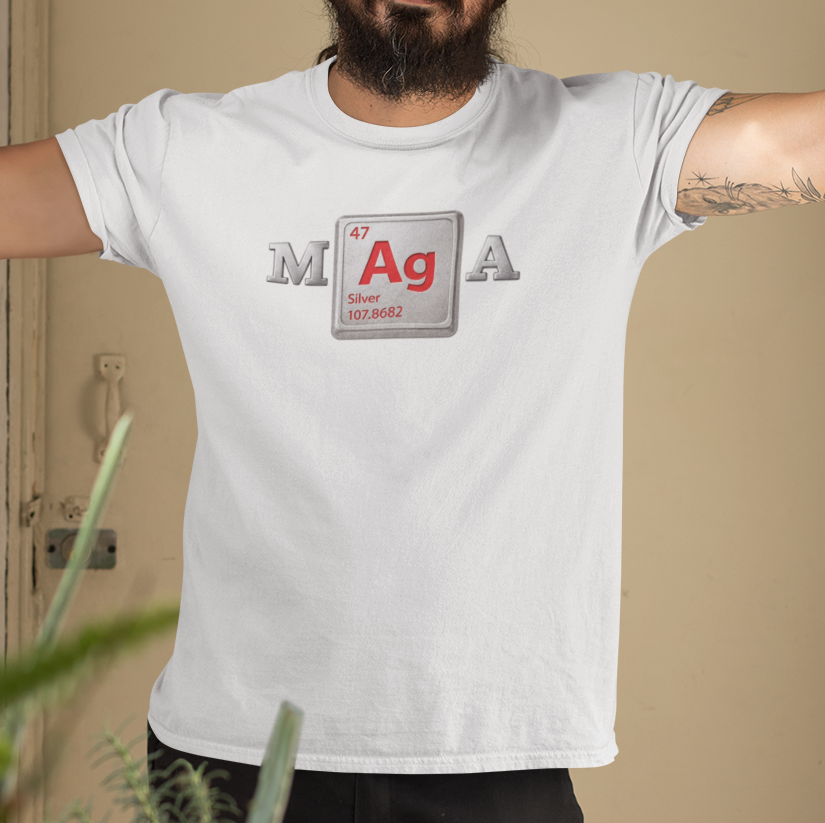 MAgA - Silver Bar Unisex Soft-style T-Shirt