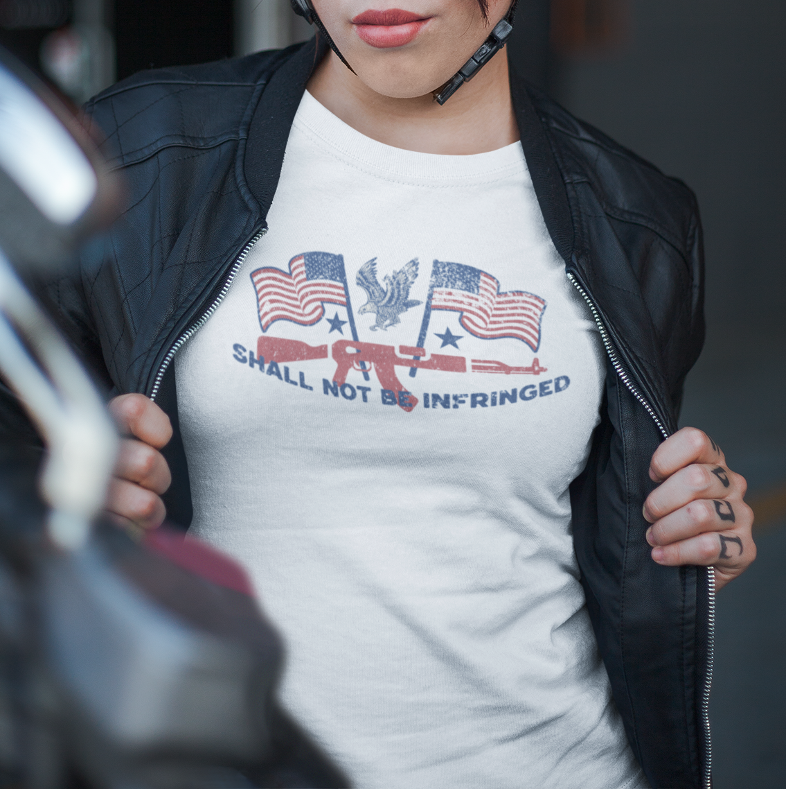 "Shall Not Be Infringed" Patriotic Unisex Soft-style T-Shirt