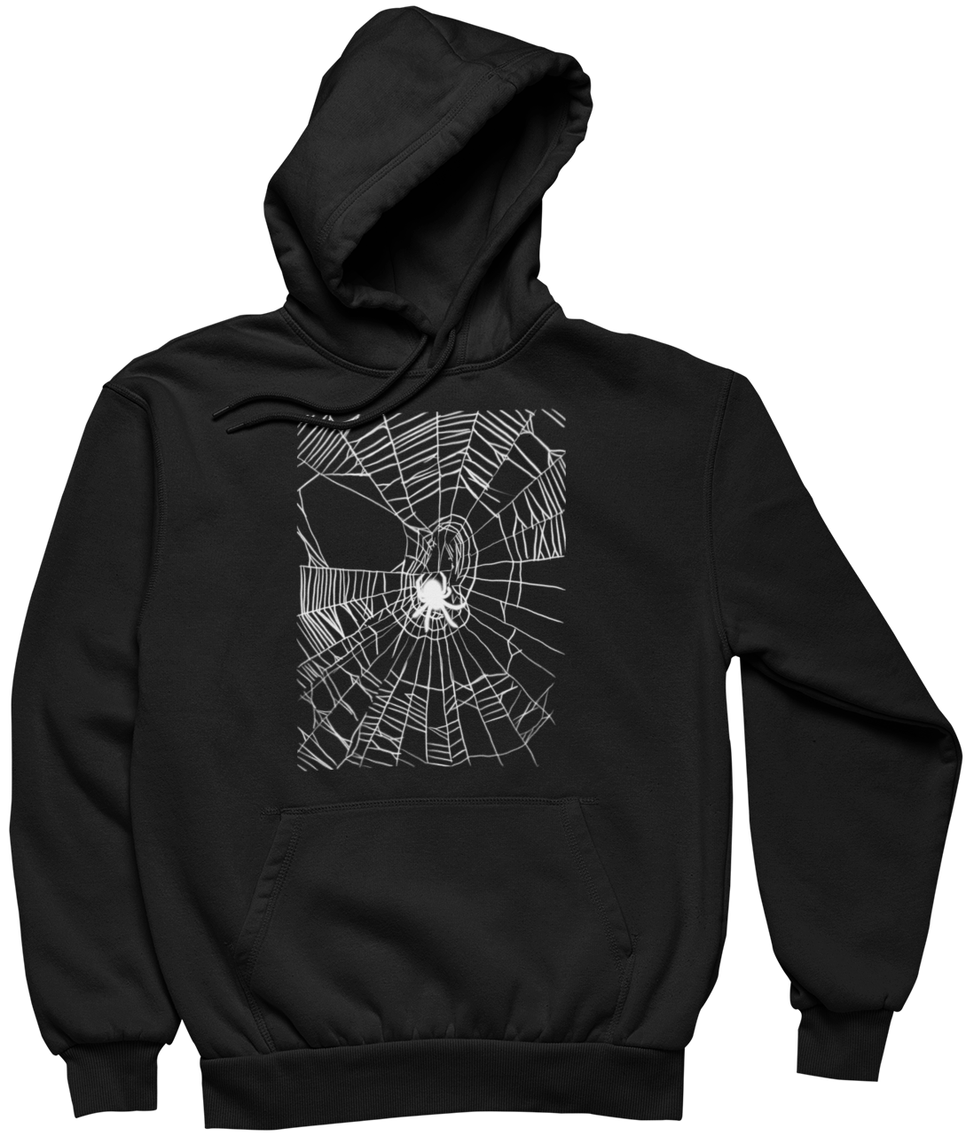 "Spider's Web" from Jamie's Hand-Drawn Spider Collection Unisex Hoodie